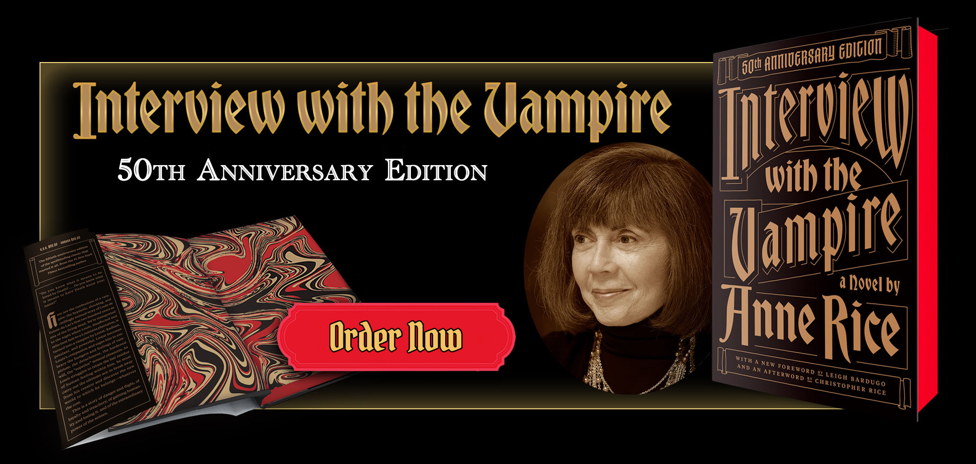 Anne Rice Interview With the Vampire 50th Anniversary Edition Order Graphic